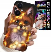 ETUI DO OPPO RENO7 LITE 5G - SŁODKI LISEK ZWIERZĘTA LEŚNE CASE +SZKŁO