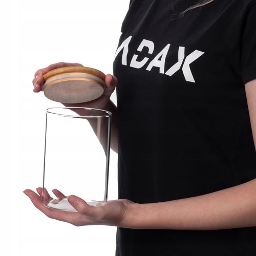 KADAX Pojemnik Szklany Przyprawy Makaron Z Pokrywką Słoik 1040ml na Arena.pl
