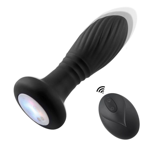 Lighting Anal Plug Black zdjęcie 8