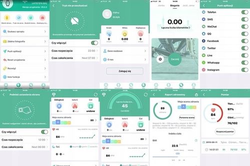 Smartwatch niktrade 1795667 czarny na Arena.pl