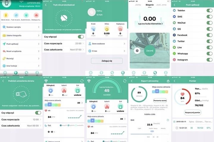 Smartwatch niktrade 1795667 czarny zdjęcie 2