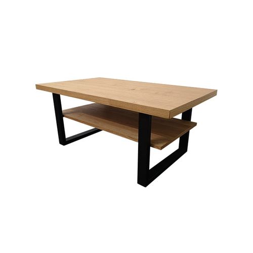 Ława dębowa z półką Como na Arena.pl