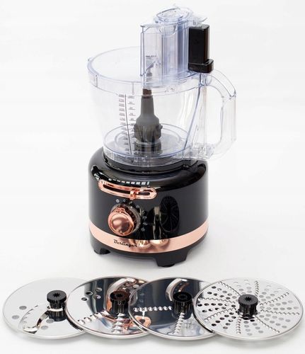 WIELOFUNKCYJNY ROBOT KUCHENNY BERLINGER 1800W BLENDER SZATKOWNICA MŁYNEK na Arena.pl