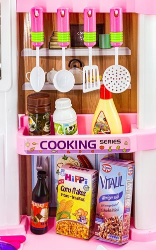 DUŻA KUCHNIA DLA DZIECI Kuchenka Akcesoria Światło na Arena.pl