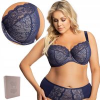 BIUSTONOSZ GORSENIA K357 BLANCA, GRANATOWY, 90E