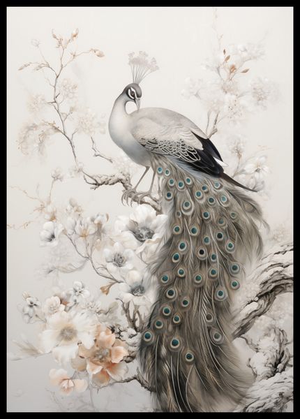 Plakat 42x59,4cm Pawia Gracja zdjęcie 2