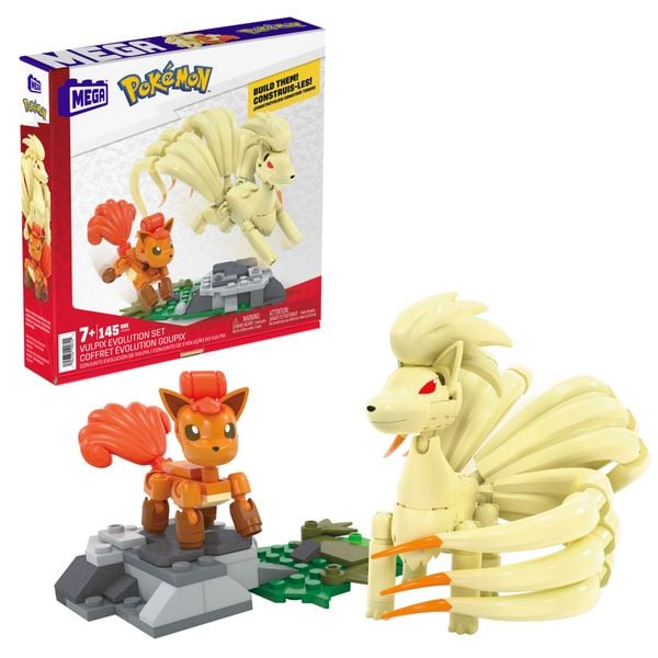 MEGA CONSTRUX KLOCKI 145 el POKEMON VULPIX EWOLUCJA zdjęcie 2