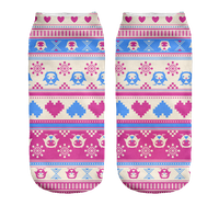 Skarpetki-stopki bawełniane fullprint ŚWIĘTA