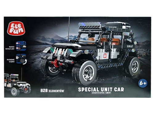 Klocki Elefun Special Unit Car - Jednostka SWAT na Arena.pl