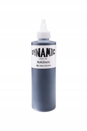 DYNAMIC BLACK | 240 ml | Farba do nauki tatuowania | Tusz | Czarna na Arena.pl
