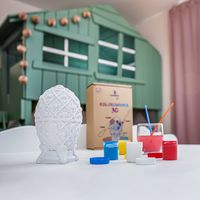 Kolorowanka 3D Faberge Egg Figurka gipsowa