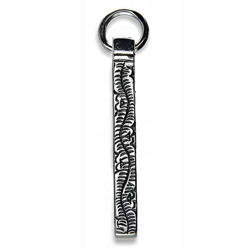 ZAWIESZKA SREBRNA TALIZMAN AMULET OBELISK RUNICZNY SREBRO 925 - 13g na Arena.pl