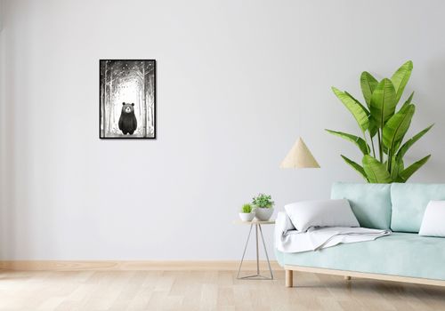 Plakat 42x59,4cm Ciekawski Miś na Arena.pl