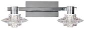 L&h rastek listwa 2x40W G9 chrom