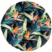 PODUSZKA OGRODOWA WELUROWA OKRĄGŁA 60 cm NA HUŚTAWKĘ TARAS BALKON GNIAZDO