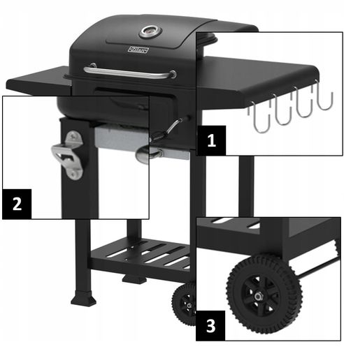Grill węglowy ogrodowy BBQ XXL na Arena.pl