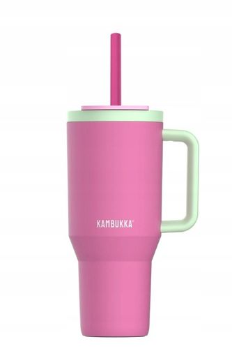 Kubek termiczny ze słomką Kambukka RIO 950 ml - Bubblegum Mint na Arena.pl