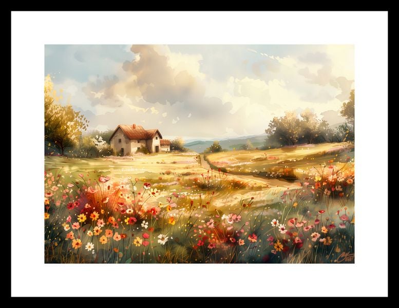 Plakat 29,7x21cm Sielski Domek zdjęcie 3