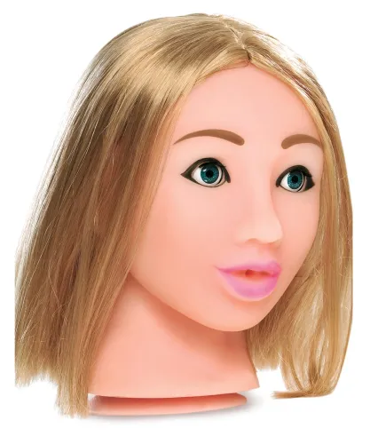 pipedream pet model głowy z systemem ust, długie włosy, przyssawka na Arena.pl