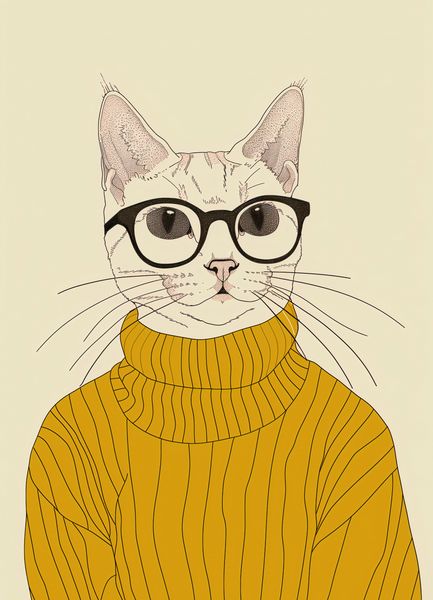 Plakat 13x18cm Intelektualista zdjęcie 1