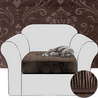 POKROWIEC NA SIEDZISKO OPARCIE SOFĘ WELUR TŁOCZONY