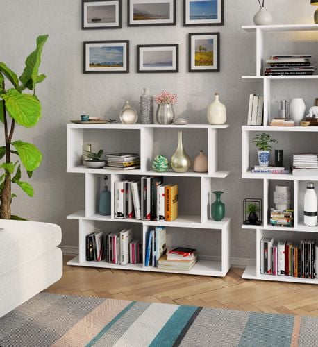 Regał z półkami mini FIX - biały na Arena.pl