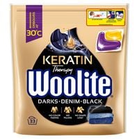 Kapsułki do prania WOOLITE Dark żelowe z keratyną 33szt ciemne czarne