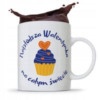 Kubek Prezent Na Walentynki Najsłodsza Walentynka Z Nadrukiem Ze Zdjęciem