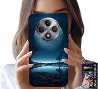 ETUI DO OPPO RENO12 F / 12FS 5G - PEŁNIA KSIĘŻYCA KSIĘŻYC FUTERAŁ + FOLIA