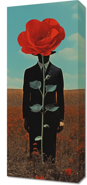 Obraz 30x70cm Obserwator zza Maku zdjęcie 1