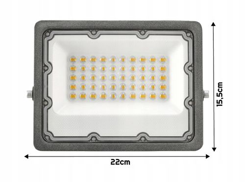 2x Halogen LED Naświetlacz Reflektor 50W IP65 PREMIUM + Statyw na Arena.pl