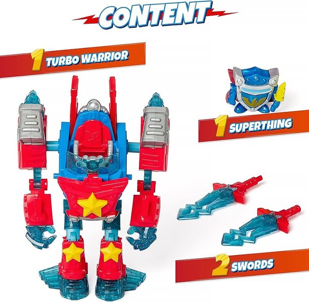 SUPERTHINGS Super Things Zings Turbo Warrior Power Robot Auto Transformer zdjęcie 3