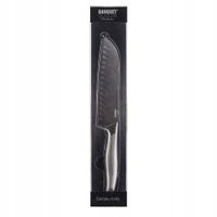 2X STALOWY NÓŻ SANTOKU 30,5cm BANQUET
