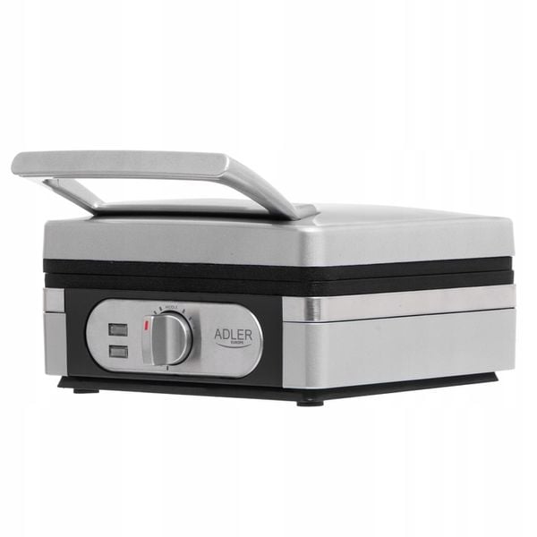 GOFROWNICA XXL 2000W,Limitowana Seria Silver Adler,DUŻA MOC, 2 DUŻE Gofry zdjęcie 8