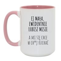Duży Biało-Różowy 450 ml