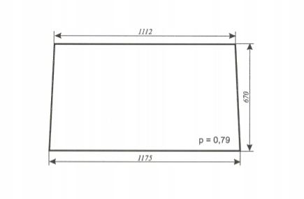 szyba przednia - przód do ciągnika URSUS C-360 kabina Szczytno na Arena.pl