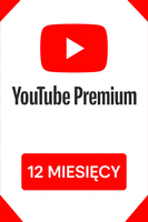 YOUTUBE PREMIUM 12 MIESIĘCY - NA TWOJE KONTO
