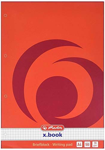 Herlitz Zeszyt A4 100 Kartek w Kratkę Notatnik x5 na Arena.pl