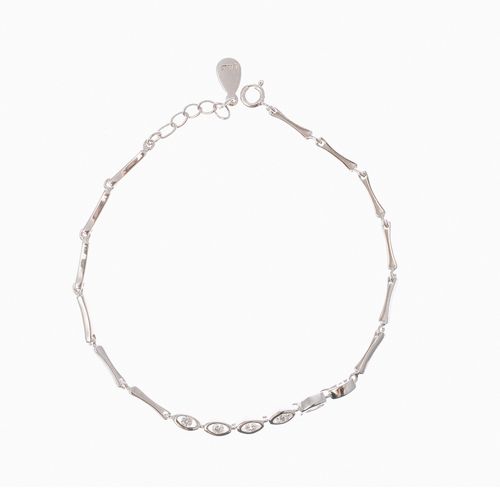 Bransoletka damska "Simple Silver" srebrna na Arena.pl
