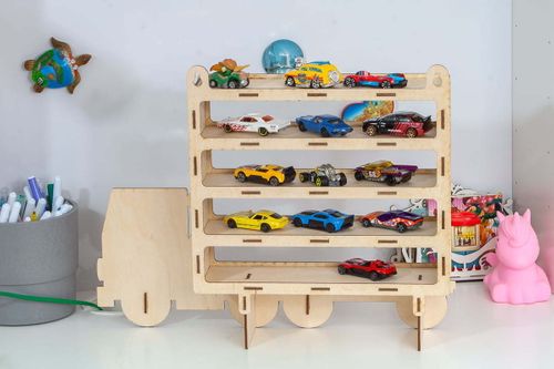 Ciężarówka, półka na samochodziki na Arena.pl