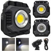 Lampa robocza + latarka LED z płynną regulacją barwy światła