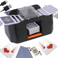 2X TASOWACZ DO KARTY POKER AUTOMATYCZNY DO 2 TALIE KART MIESZARKA DO POKERA