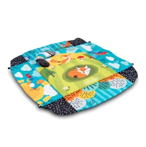 MATA EDUKACYJNA DLA NIEMOWLĄT DUŻA INTERAKTYWNA MIĘKKA RICOKIDS + GRATIS na Arena.pl