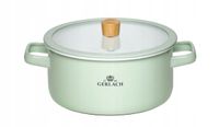 Garnek GERLACH Natur Enamel 20 cm Zielony