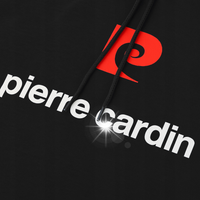 Pierre Cardin Bluza Męska Dresowa Czarna z Kapturem Rozmiar M