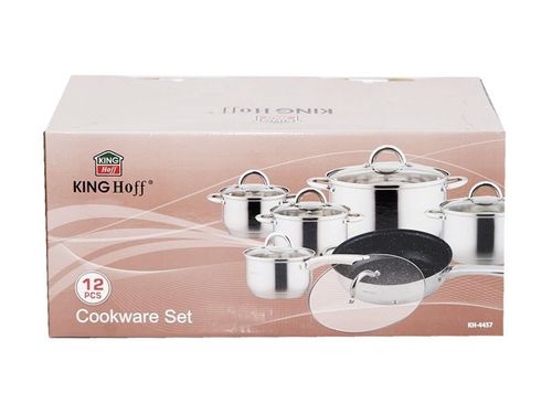 GARNKI KiNGHOFF SILVER MARBLE 12 ELE KH-4457 na Arena.pl