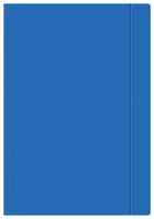 TECZKA Z GUMKĄ A4 JEDNOKOLOROWA NIEBIESKA INTERDRUK
