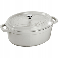Staub La Cocotte Garnek żeliwy owalny 2.35 ltr, truflowy
