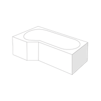 Izi System obudowa do wanny Be Spot boczna lewa/prawa, bialy połysk