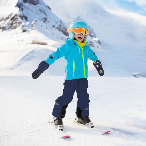 Rękawiczki Zimowe Jednopalczaste Granatowe Narciarskie Wodoodporne Rękawice na Arena.pl